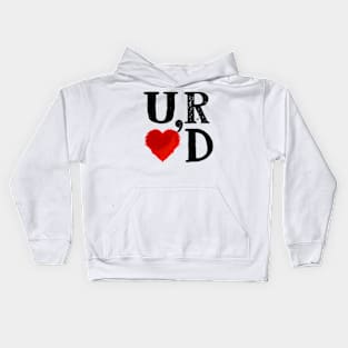 UR LOVED by Tai's Tees Kids Hoodie